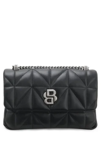 Quilted shoulder bag with Double B monogram