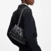 Quilted shoulder bag with Double B monogram
