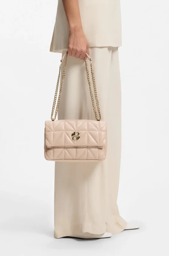 Quilted shoulder bag with Double B monogram Quilted shoulder bag with Double B monogram