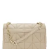 Quilted shoulder bag with Double B monogram