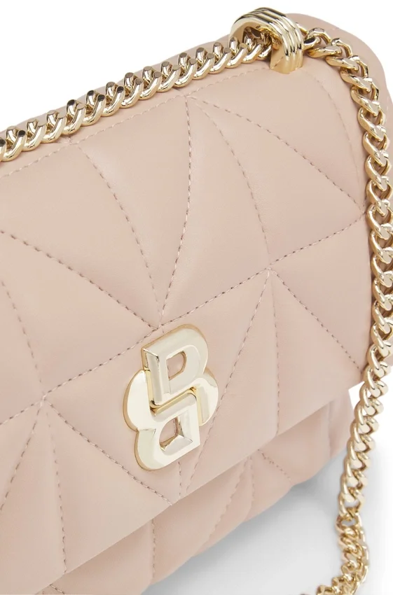 Quilted shoulder bag with Double B monogram Quilted shoulder bag with Double B monogram