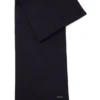 Raschel-knit scarf in virgin wool Raschel-knit scarf in virgin wool