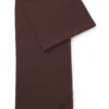 Raschel-knit scarf in virgin wool