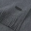 Raschel-knit scarf in virgin wool