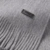 Raschel-knit scarf in virgin wool