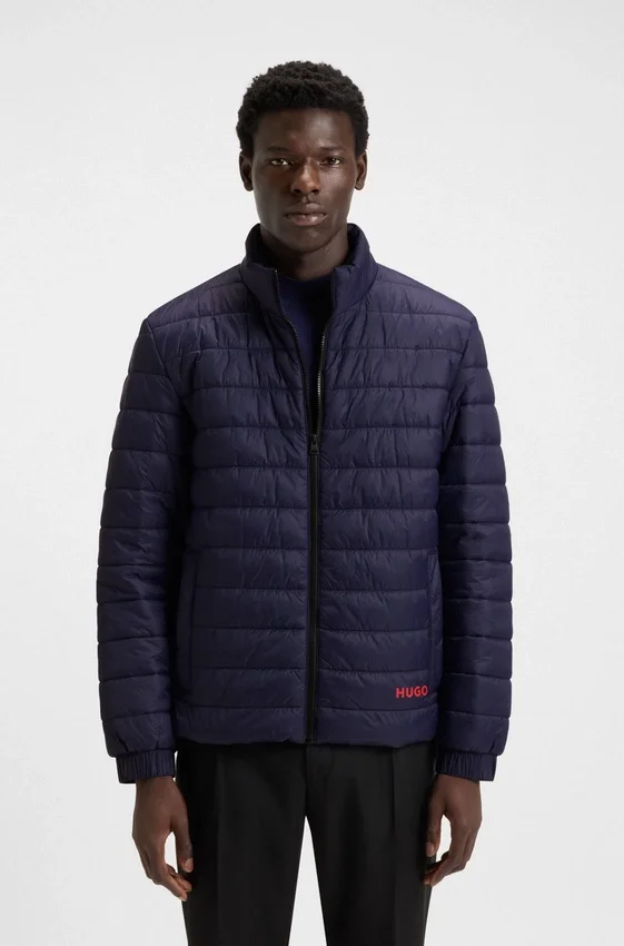 Red-logo jacket with water-repellent finish Red-logo jacket with water-repellent finish