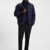 Red-logo jacket with water-repellent finish Red-logo jacket with water-repellent finish