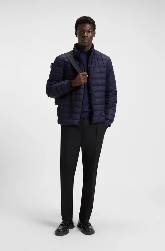 Red-logo jacket with water-repellent finish Red-logo jacket with water-repellent finish