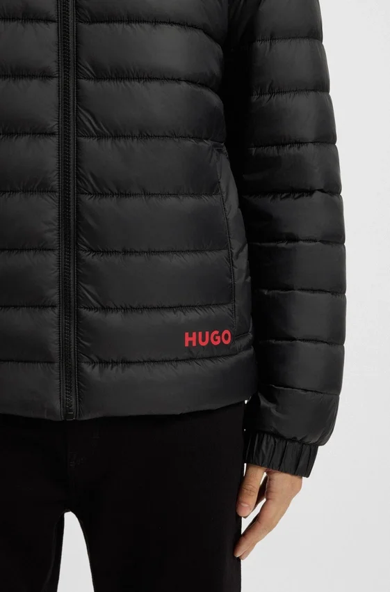 Red-logo jacket with water-repellent finish Red-logo jacket with water-repellent finish