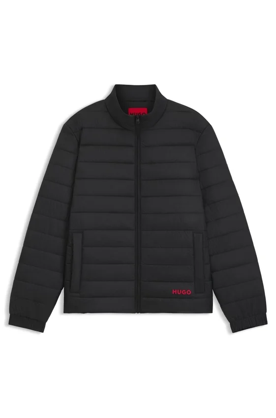 Red-logo jacket with water-repellent finish Red-logo jacket with water-repellent finish
