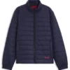 Red-logo jacket with water-repellent finish Red-logo jacket with water-repellent finish