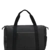 Reflective-detail holdall in faux leather