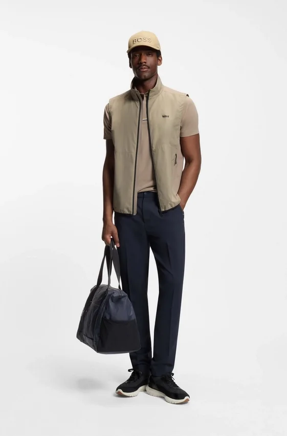 Reflective-detail holdall in faux leather Reflective-detail holdall in faux leather