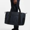 Reflective-detail holdall in faux leather Reflective-detail holdall in faux leather