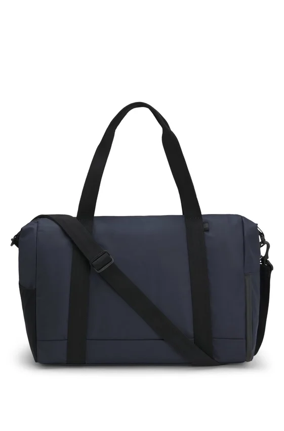 Reflective-detail holdall in faux leather Reflective-detail holdall in faux leather