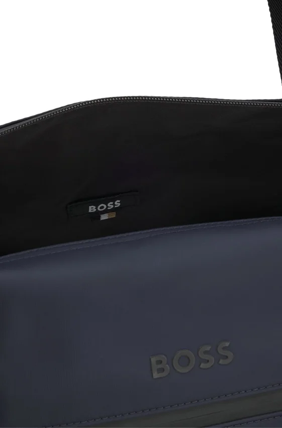 Reflective-detail holdall in faux leather Reflective-detail holdall in faux leather