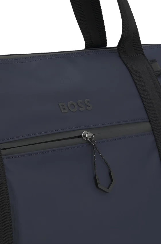 Reflective-detail holdall in faux leather Reflective-detail holdall in faux leather