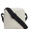 Reflective-detail reporter bag in faux leather Reflective-detail reporter bag in faux leather
