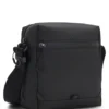 Reflective-detail reporter bag in faux leather Reflective-detail reporter bag in faux leather