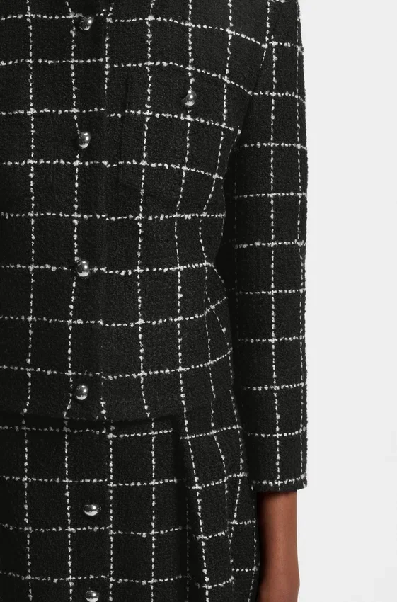 Regular-fit blazer in checked bouclé Regular-fit blazer in checked bouclé