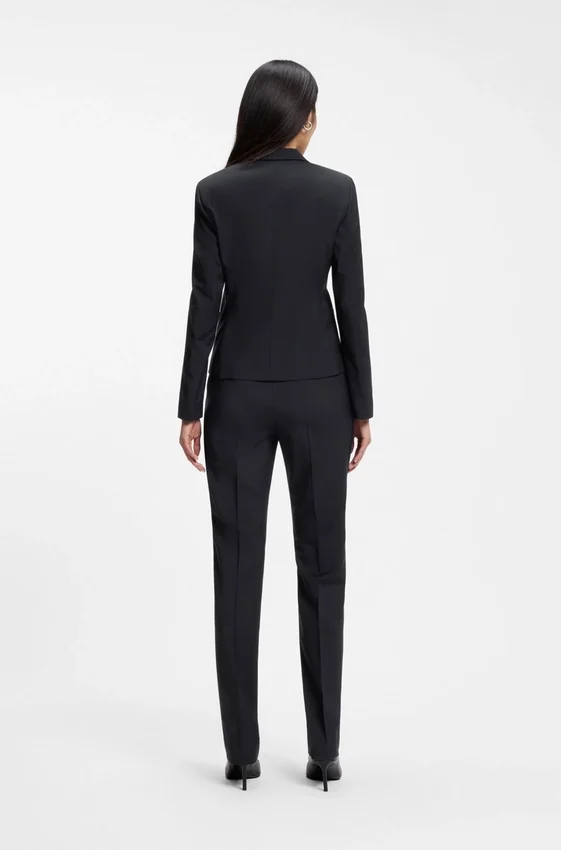 Regular-fit blazer in Italian-made virgin wool Regular-fit blazer in Italian-made virgin wool