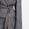 Regular-fit blazer in melange denim