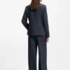 Regular-fit blazer in melange virgin wool