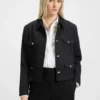 Regular-fit blazer in soft bouclé