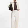 Regular-fit blazer in soft crepe