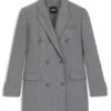 Regular-fit blazer in soft flannel