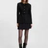 Regular-fit blazer in sparkling bouclé