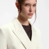 Regular-fit blazer in stretch cotton