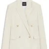 Regular-fit blazer in stretch cotton