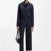 Regular-fit blazer in stretch fabric
