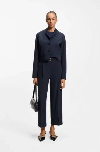 Regular-fit blazer in stretch fabric