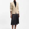 Regular-fit blazer in stretch jersey