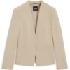 Regular-fit blazer in stretch jersey