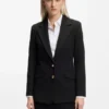 Regular-fit blazer with gold-tone buttons
