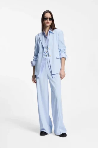 Regular-fit blazer with gold-tone buttons