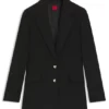 Regular-fit blazer with gold-tone buttons