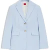 Regular-fit blazer with gold-tone buttons