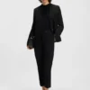 Regular-fit blazer with hardware button