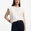 Regular-fit blouse in a T-shirt style