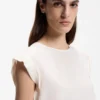 Regular-fit blouse in a T-shirt style