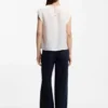 Regular-fit blouse in a T-shirt style