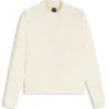 Regular-fit blouse in cotton poplin with concealed placket