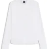 Regular-fit blouse in cotton poplin with concealed placket