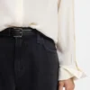 Regular-fit blouse in sandwashed silk