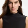 Regular-fit blouse in sandwashed silk with tie neck Regular-fit blouse in sandwashed silk with tie neck