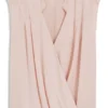 Regular-fit blouse in stretch silk